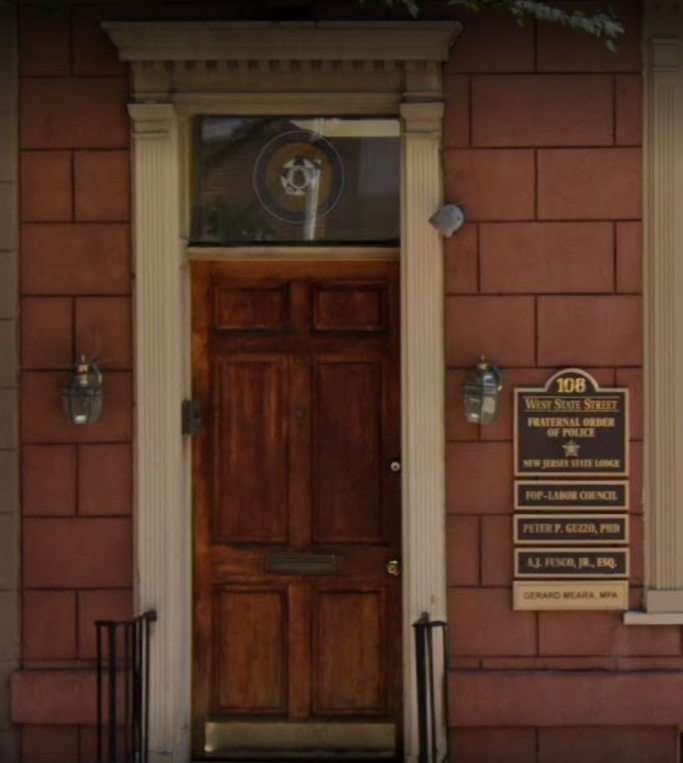 NJ FOP Office Location - 108 West State Street, Trenton, NJ